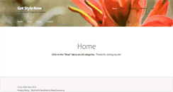 Desktop Screenshot of gotstylenow.com